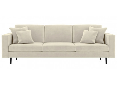 Beige Viersitzer Sofa Stoff Wohnzimmer Design Couchen Polster Sofas Neu Stoff