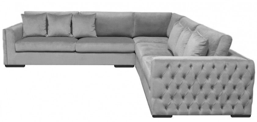 Grau Ecksofa Wohnlandschaft Couch Eckgarnitur Polster Neu Kreative Möbel Design