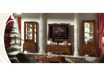 rtv Set Wohnzimmer Vitrine tv Modern Holz Möbel Schrank Stil Gruppe Italienische