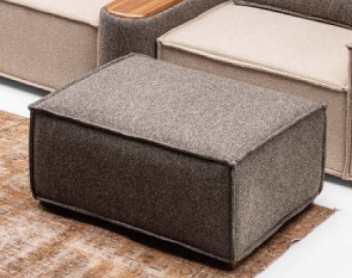 Komplette Ecksofa L form Hocker Polstersofa Stoffsofa Beige Sofa Couch