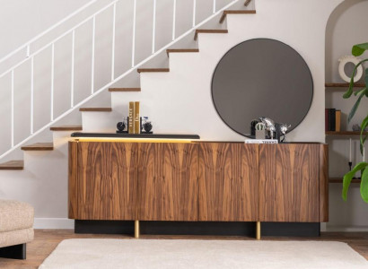 Anrichte Sideboard Schrank Holzschrank Holz Braun Kommode Möbel