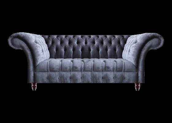 Chesterfield Moderne Wohnzimmer Textilcouch Designer Stoffsofas Möbel