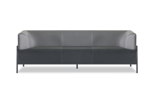 Komplett Optimal Ledersofas 4tlg Komfortabler Stizmöbel Schwarz Farbe