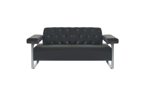 Chesterfield Design Sofagarnituren 4tlg 2-Sitzer Sessel Leder Stilvoller