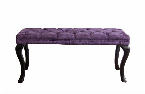 Chaise Lounge Chesterfield Liege Sitz Hocker Leder Textil 50x50x45 /120x40x45