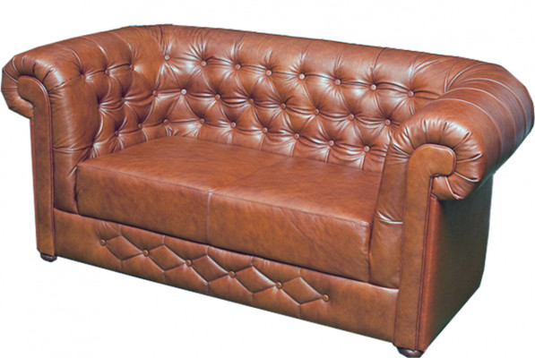 Chesterfield Couch Sofa Garnitur 3 Sitzer Polster Leder Sofas Couchen Neu BANTRY