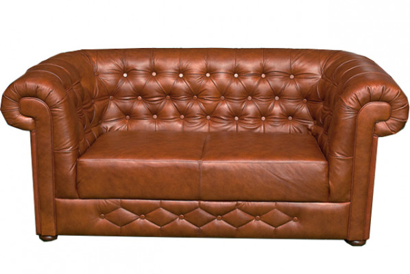 Chesterfield Couch Sofa Garnitur 3 Sitzer Polster Leder Sofas Couchen Neu BANTRY