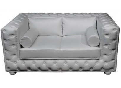 Chesterfield Couch Sofa Garnitur 3 Sitzer Polster Leder Sofas Couchen Neu  A922