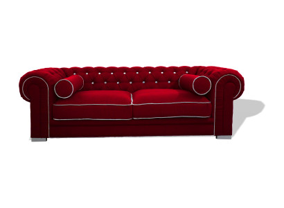 Chesterfield Sofa 3 SITZER Polster Designer Couchen Sofas Garnitur SL Sofa 21