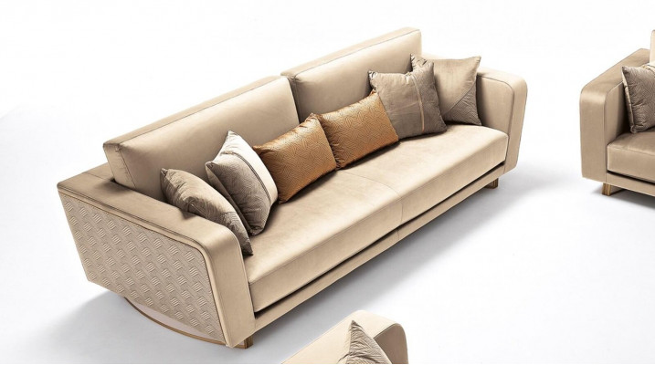 Designer-Dreisitzer-Polstersofa mit modernem Design für das Wohnzimmer